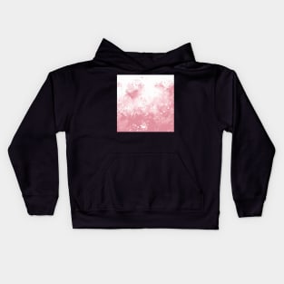 Pink Splatter Watercolor Splash Kids Hoodie